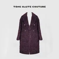 【贵妇必留】奢华马海毛大衣女中长款毛茸茸外套 YW410
