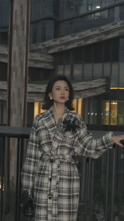 【NNC设计师款】小香风大衣 轻奢高级气质款 （送本料腰带加胸花） 