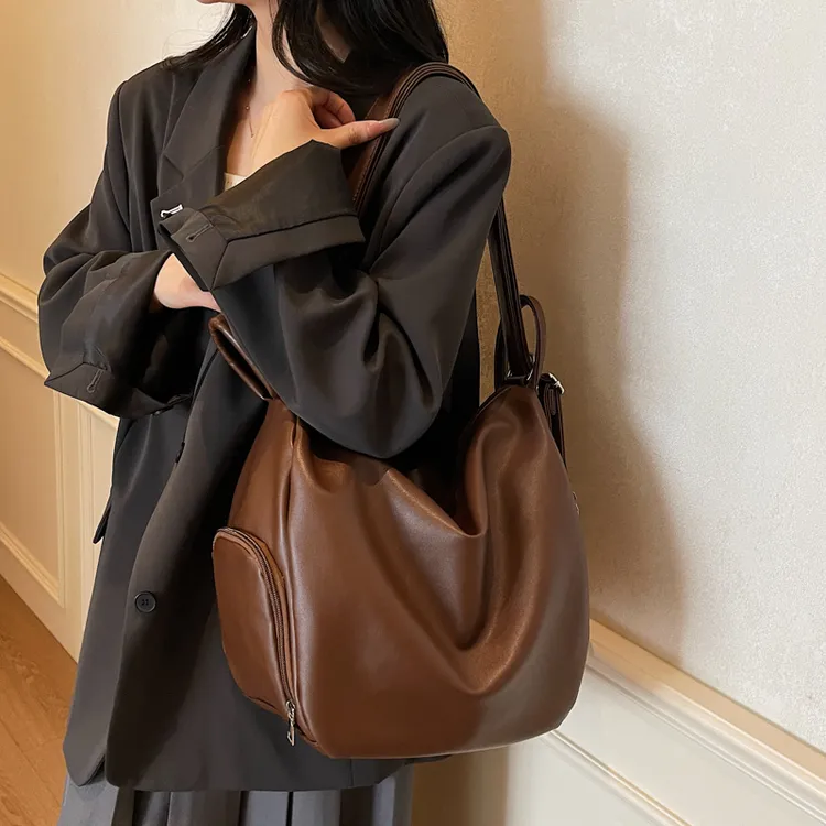 双肩包女包新款背包轻便时尚简约多用大容量旅游背包单肩斜挎包包