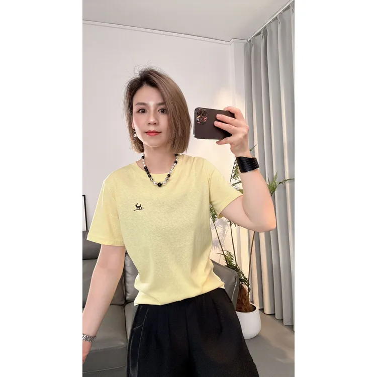 【韩玖薇】尝鲜价-夏季显瘦百搭高级感T恤简约棉亲肤透气舒适【506】