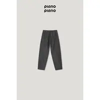 piano piano【灰色收脚裤】100匹马棉高级感阔版灰色休闲裤LQK071