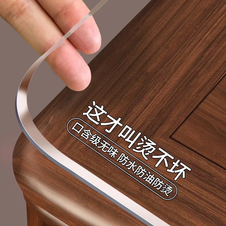 防水防油防烫pvc软玻璃透明桌布免洗桌垫保护膜餐桌垫床头柜桌垫