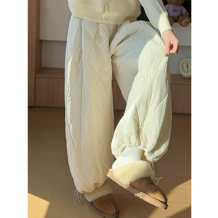 cleanfit葫芦纹棉裤男冬季东北零下40度夹棉保暖防寒滑雪裤灯笼裤