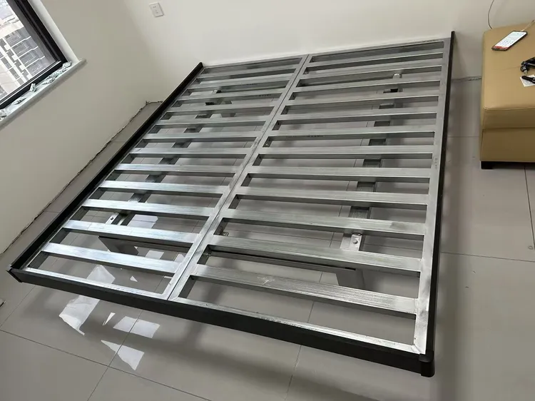 定制网红钢架悬浮床轻奢无异响铁艺钢架民宿专用加厚加密结实