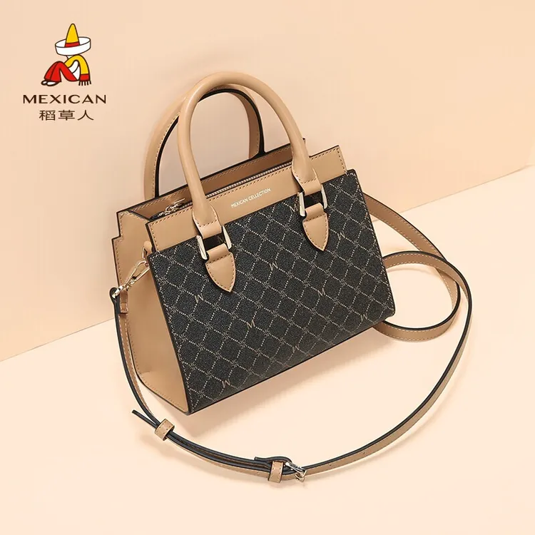 Mexican/稻草人女士包包2025轻奢手提单肩包通勤大容量斜挎妈妈包