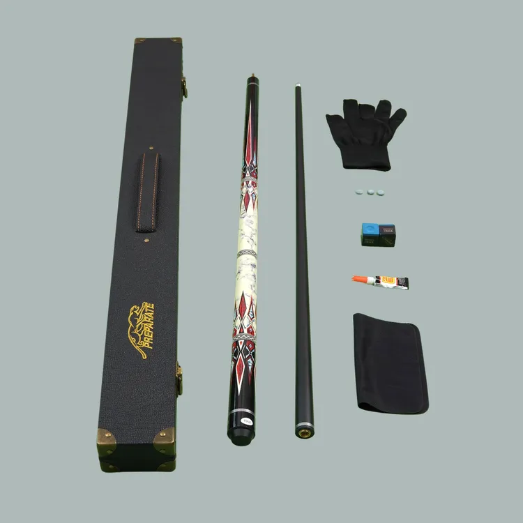 美洲豹红蜘蛛同款黑科技小头中式黑八手工台球杆斯诺克桌球杆恶魔