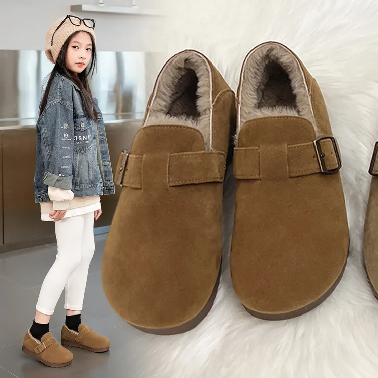 女童棉鞋2025新款冬季儿童运动鞋加绒加厚女孩大棉鞋子学生保暖鞋