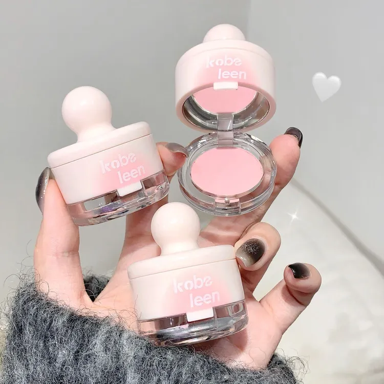 kobeleen罐罐元气腮红泥哑光雾面丝绒低饱和提气色女胭脂跨境彩妆
