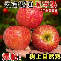 云南昭通现摘冰糖心丑苹果脆甜多汁当季新鲜水果