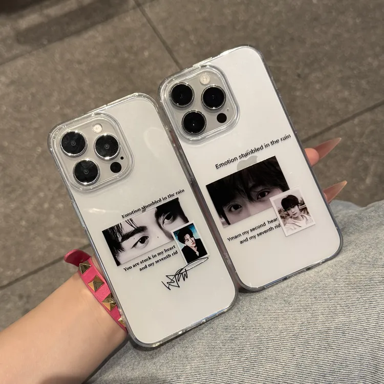 奥菲顿创意TXN眼神适用iPhone16高透手机壳华为p70vivo小米15oppo