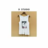 D STUDIO 漫画人像背心D3141