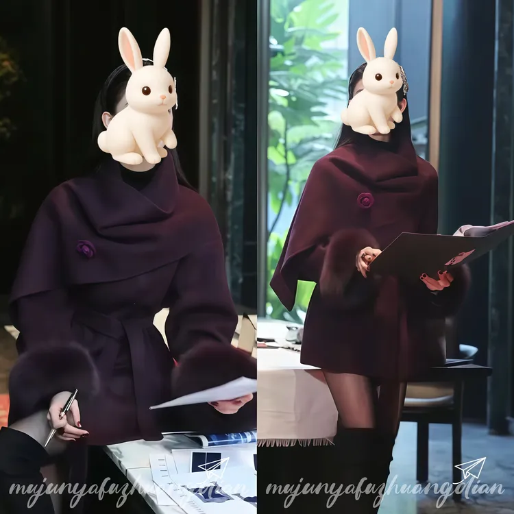 高级感洋气名媛风精致法式轻奢设计冬季网红新款显气质瘦女士外套