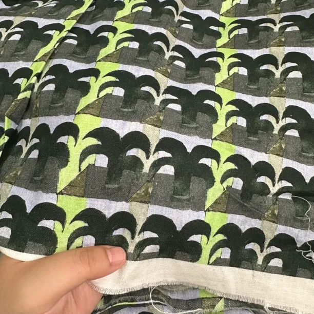 全棉布料春夏款连衣裙夹克儿童面料花纹布头门幅145