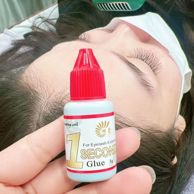 美睫师1秒速干牢固持久睫毛胶水黑胶闭眼嫁接假睫毛胶美睫店专用