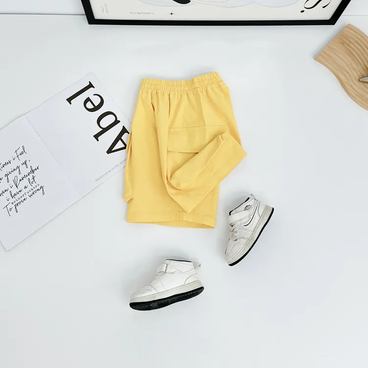 儿童五分裤子薄款男童休闲宽松夏季宝宝潮牌BQ25653N悠悠童话童装