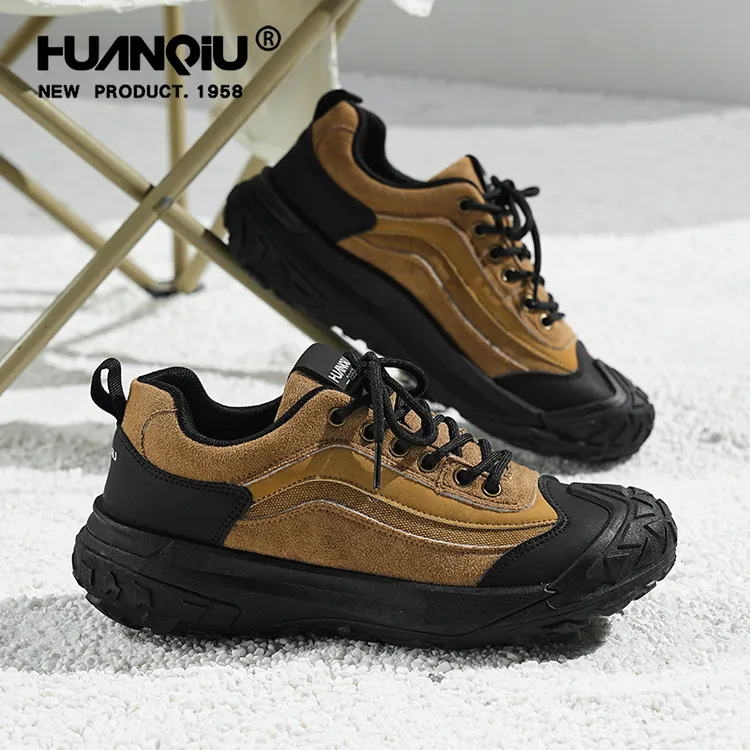 双11好物环球厚底增高老爹鞋男款秋冬保暖防滑登山鞋休闲运动男鞋