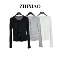 【ZHIXIAO】秋冬新款：假两件长袖上衣7059