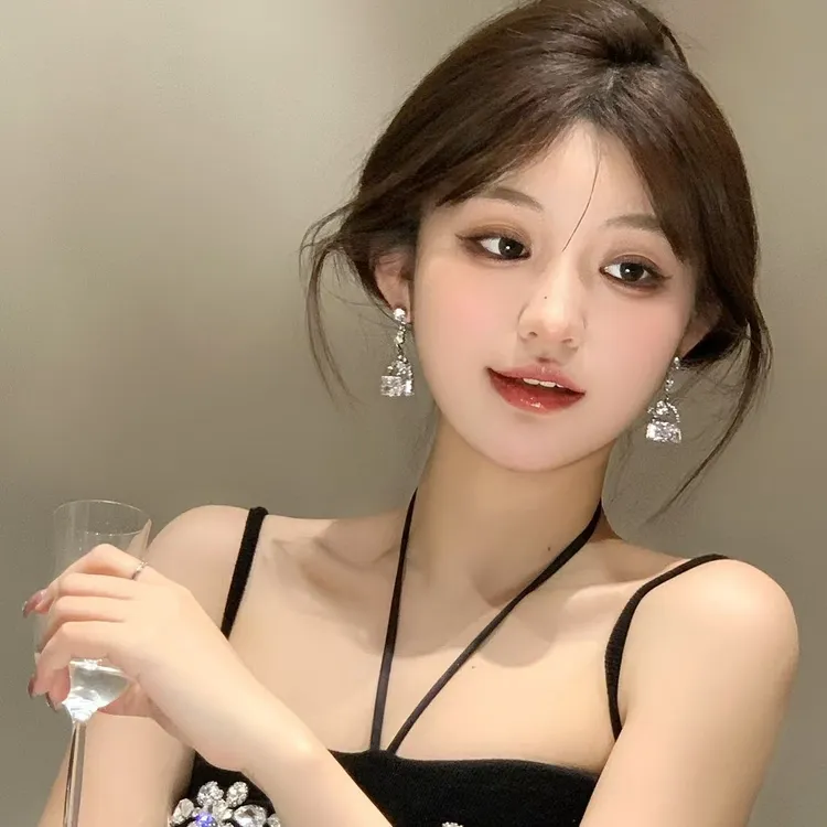 FULL GIRLISH耳环00374轻奢几何蝴蝶耳钉耳饰