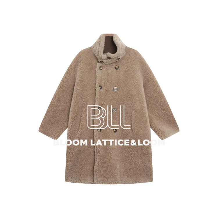 丨不理理「左岸暖冬」法式高级感双排扣双面穿满分羊毛大衣