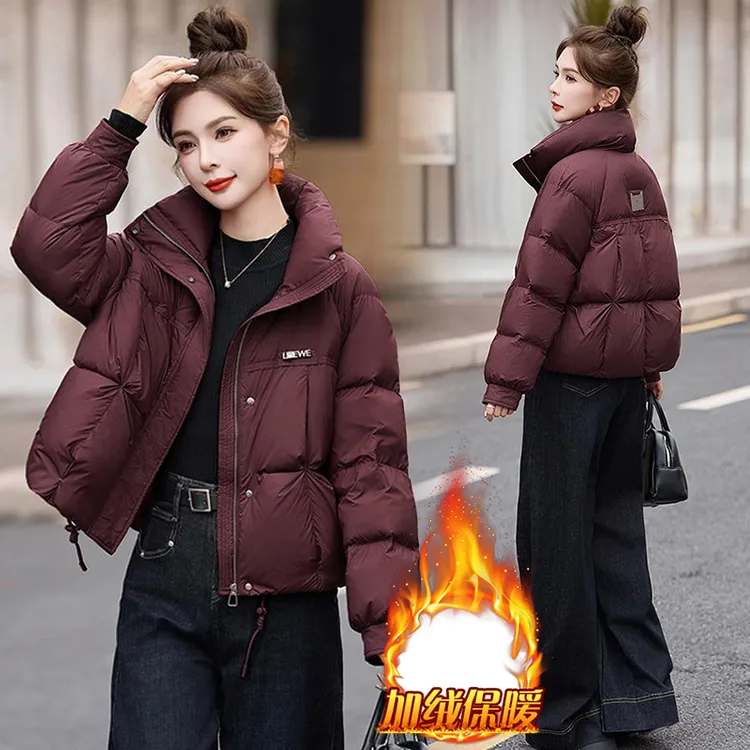 短款羽绒棉服女2024年冬季新款时尚韩版高端小个子设计感保暖外套