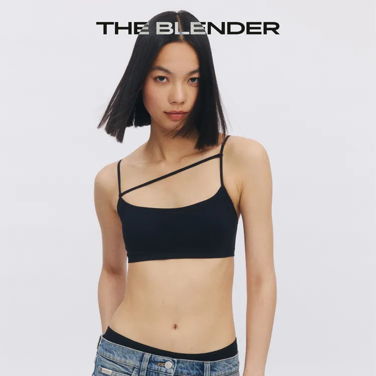 The Blender 25秋季固定胸垫背心款可调节织带内衣女