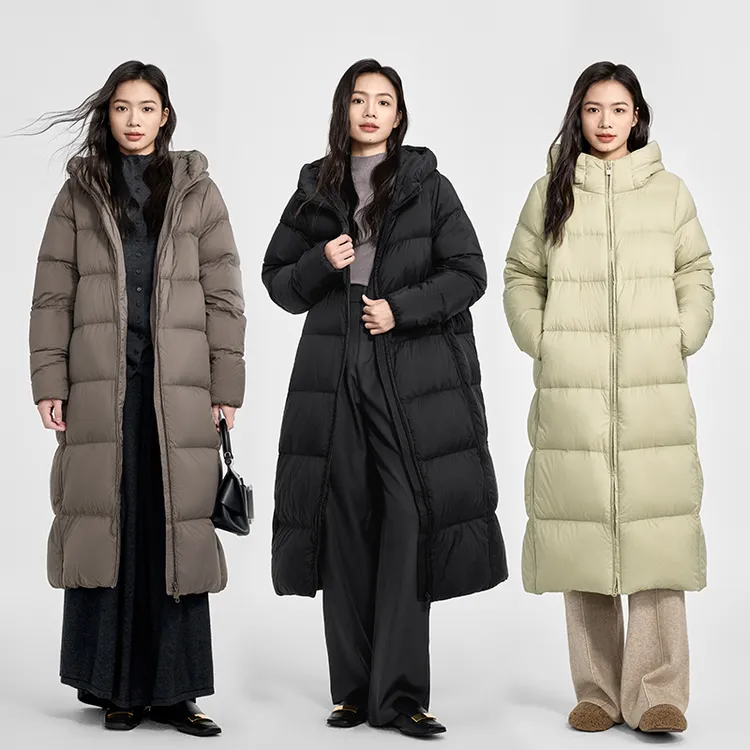 【商场同款新品】千仞岗刘涛同款休闲美拉德连帽加厚羽绒服Y298110Y