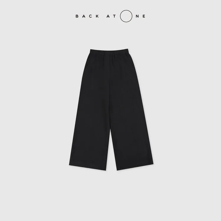 BACKATONE“自由律”R*W风磨毛内抽绳橡筋腰长裤 BFF-2BI280E-K