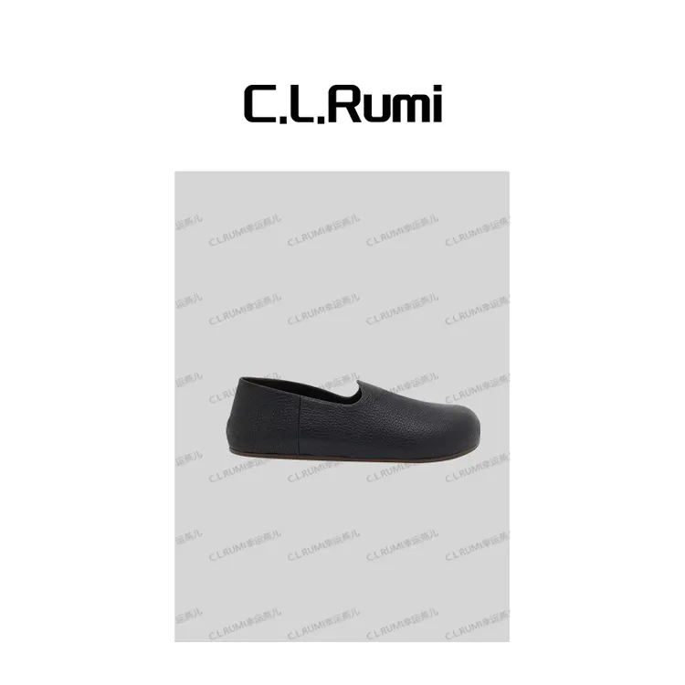 【Rumi时装】“面包鞋”25轻奢百搭经典羊皮透气舒适乐福豆豆鞋7118pj