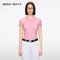 【贤哥专享】Miss Sixty2025T恤短袖圆领嘴唇印花百搭基础款MS149