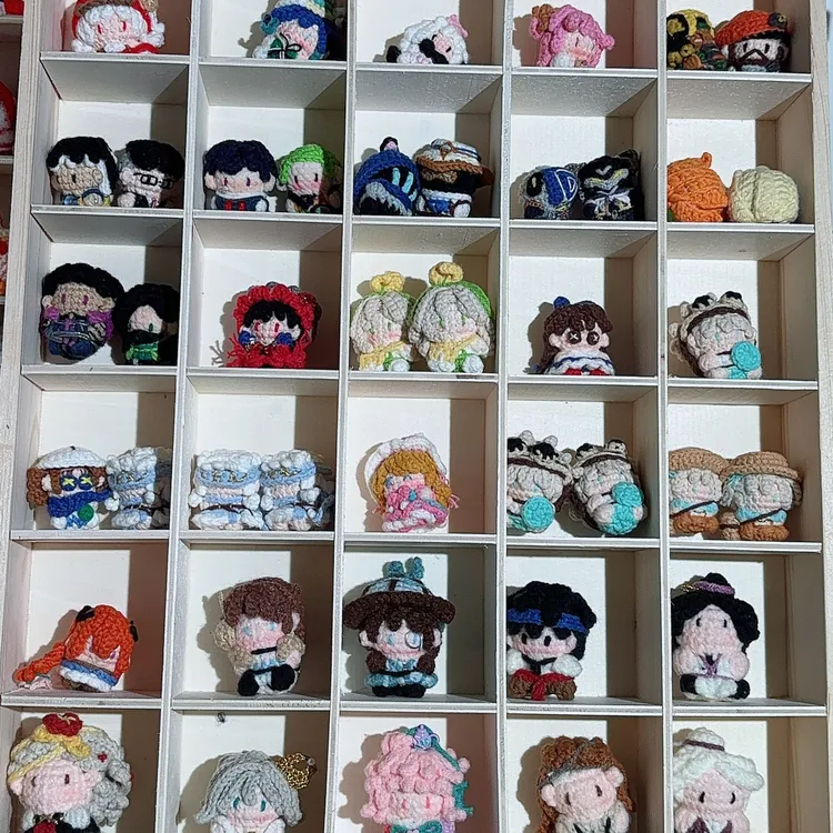 【第五/原神/无畏等等】手工钩织成品二次元钩织钥匙挂件新款钥匙扣