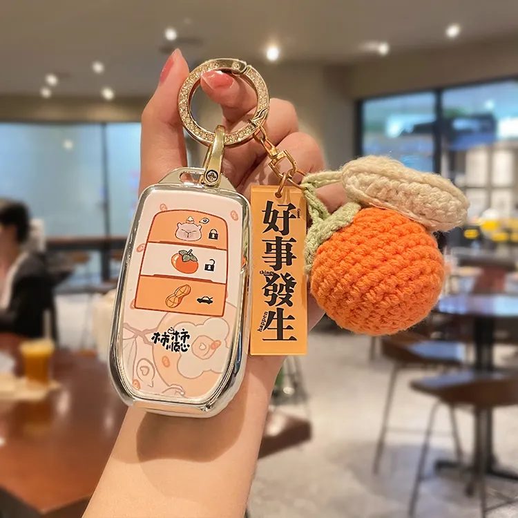 专用丰田凯美瑞钥匙套9九代8八代凌放威飒霸道酷路泽奕泽车壳扣女