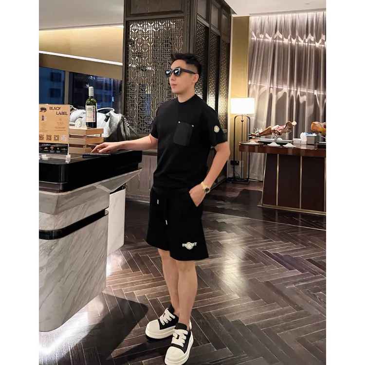 【玛雅夏日】李查德25夏秋清爽百搭牛仔贴袋老钱男士运动短袖T恤