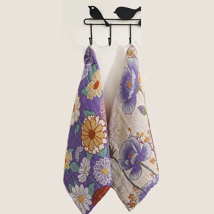 A类纯棉纱布方巾两条装洗脸巾成人儿童毛巾吸水柔软手帕