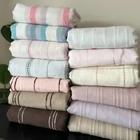 【墨溪】单被套 全棉加厚特殊提花单被套百搭柔软四季款人字纹