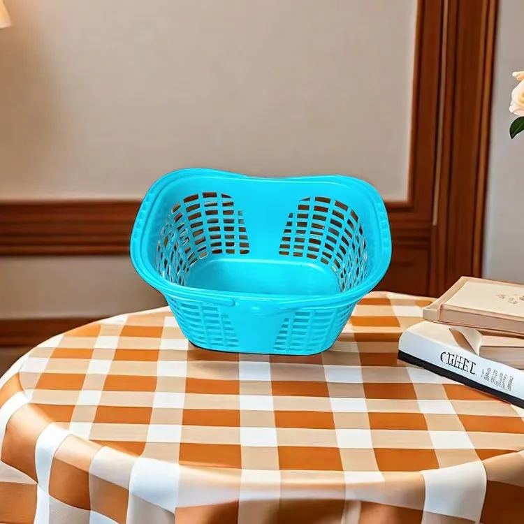 塑料手提篮买菜筐拎酒篮子加厚超市购物篮购物筐拣货分类筐全新料