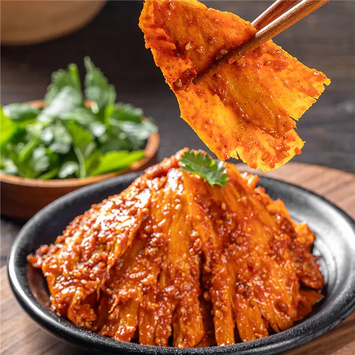 大片牛板筋延边朝鲜族发货香辣解馋零食嚼劲开袋即食