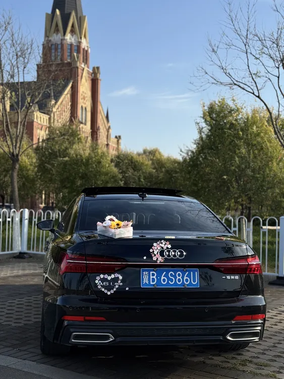 汽车创意网红尾标桃花贴3D立体贴汽车电动车外观内饰装饰用品摆件