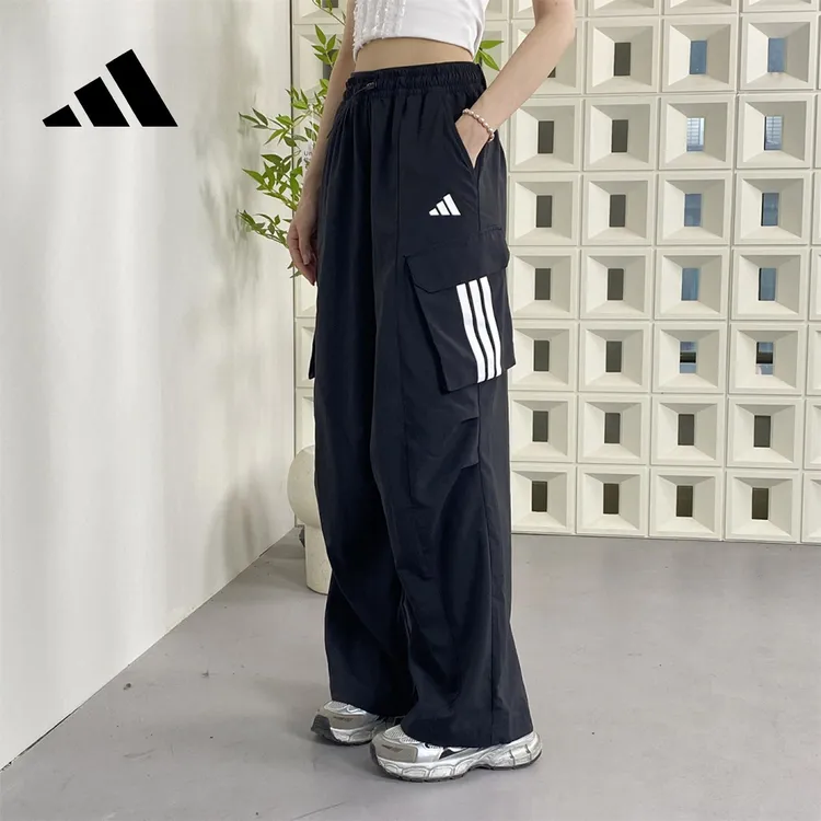 流光风 阿迪达斯欧若风运动裤女款时尚休闲轻运动 adidas JZ2332