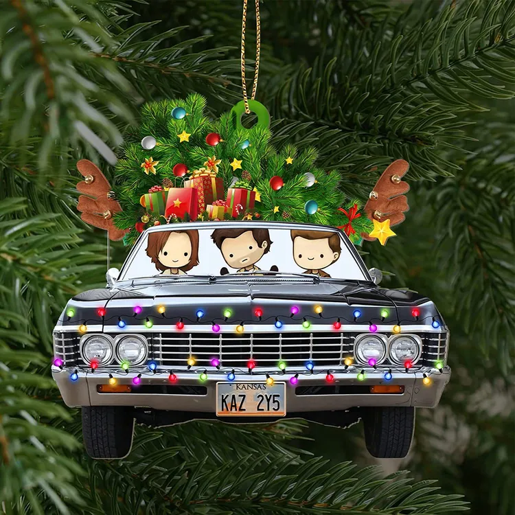 邪恶力量圣诞节圣诞树亚克力装饰挂件 dean sam castiel spn 周边