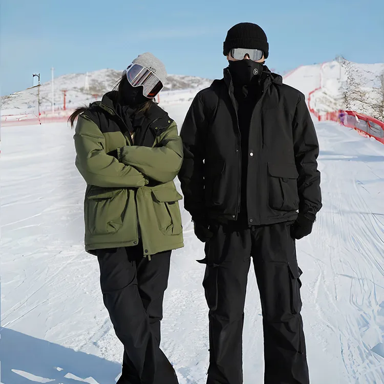 【秋冬保暖】冲锋棉衣外套加绒加厚中老年男女棉服休闲户外防寒棉袄商品图