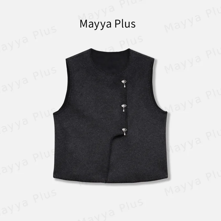 【梦华录】Mayya Plus麦芽定制新中式气质叠穿无袖马夹外套32547776