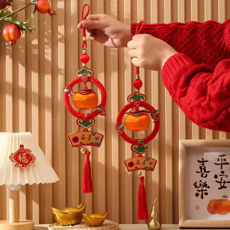2025年新年装饰布置车内装饰客厅新年新款装饰蛇年门上小挂件