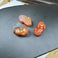 李书锦珠宝 红玛瑙貔貅 吊坠 A0813 单个 多样性发货