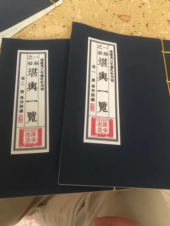 堪舆一览 孙竹田 线装 上下册