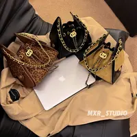 【小号25bag】拼接通勤包女2025新款小香风菱格链条包单肩斜挎包