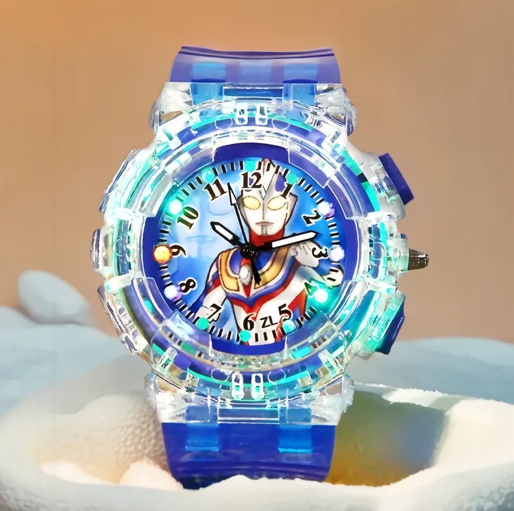 奥特曼儿童手表发光玩具3-6岁幼儿园赛罗迪迦奥特曼玩具手表耐摔