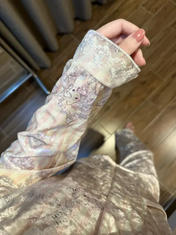 网红甜美风甜心kitty金丝绒睡衣女秋冬2025新款保暖套装家居服