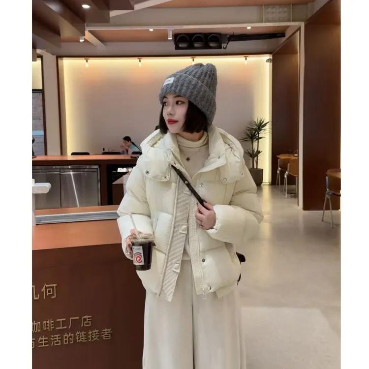 MY【超柔泡芙】 新国标90白鸭绒 冬季新款超轻三防蓬松云氧感羽绒服