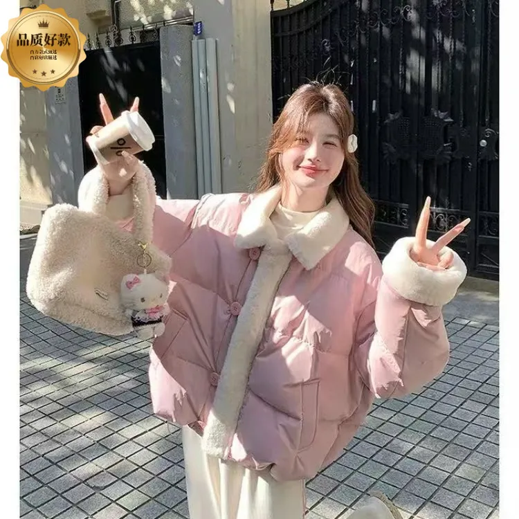 【好货专区】新款绵服女短款小个子韩版宽松加厚连帽面包服保暖外套