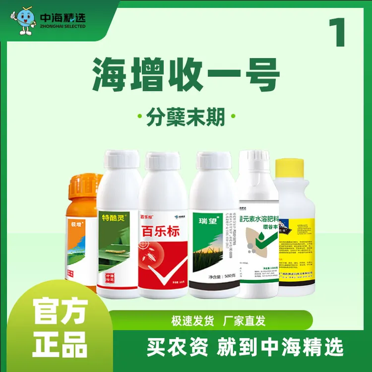 海增收一号水稻分蘖末期防病治虫稻飞虱螟虫提苗壮苗解决方案